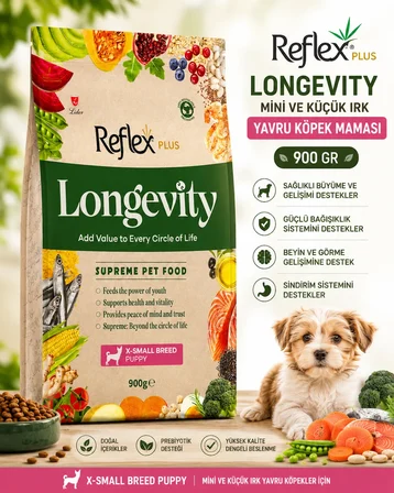 Reflex Plus Longevity Mini ve Küçük Irk Yru Köpek sı 900 Gr