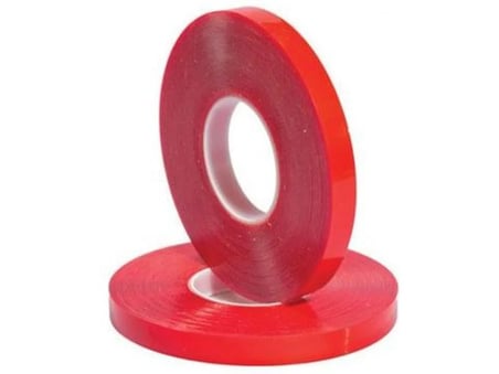 Çift Taraflı Akrilik ize Bant 18 mm x 2 metre Kırmızı VHB