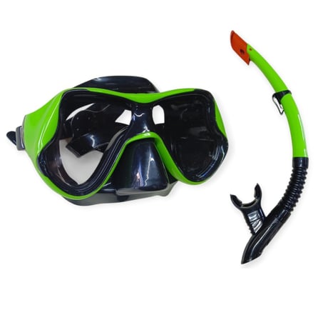 Dalış Maskesi ve Snorkel Yetişkin - 51715-YEŞİL - 1 ADET