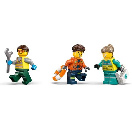 60505 Lego City Uçak, Servis Kamyonu ve Hoverkraft 990 parça +7 yaş