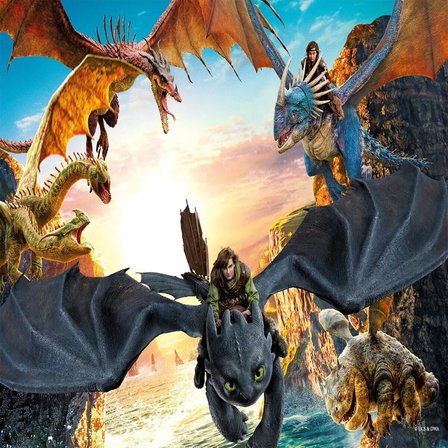 HD 714 HOW TO TRAIN YOUR DRAGON PUZZLE 100 PRÇ