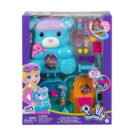 GKJ63 Polly Pket Çanta Olabilen Micro Oyun Setleri / +4 yaş