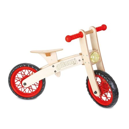 02 001 Pilsan Free Cycle - Ahşap Bisiklet Pedalsız / +24 ay