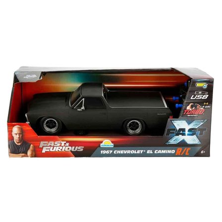 8429 1:16 Fast &amp; Furious 1967 Chevrolet El Camino USB Şarjlı Uzaktan Kumandalı Araba