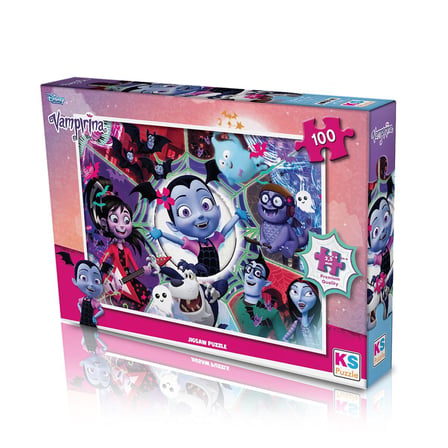 VP714 Vampirina 100 Parça Çuk Puzzle -KS Puzzle