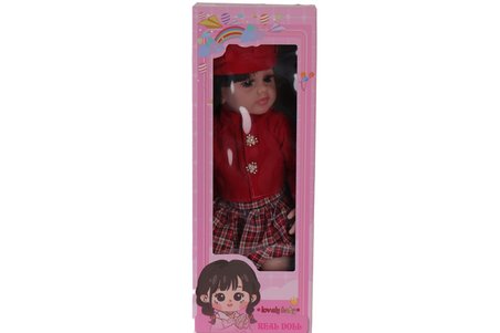 LMN232 55 CM MÜZİKLİ SİLİKONLU ET BEBEK