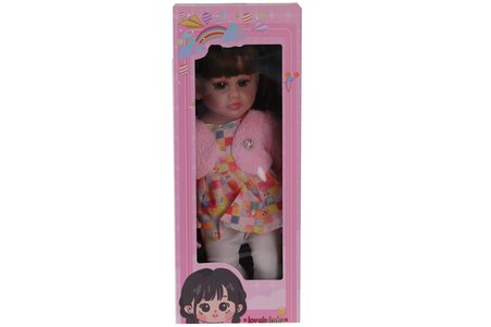LMN232 55 CM MÜZİKLİ SİLİKONLU ET BEBEK