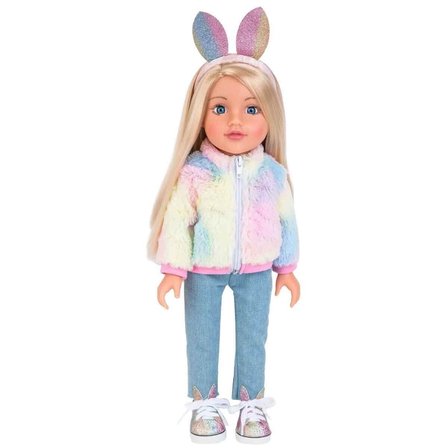 S00094782 SUN KDK BEBEK DESIGNAFRIEND BUNNY OUTFIT 47 CM