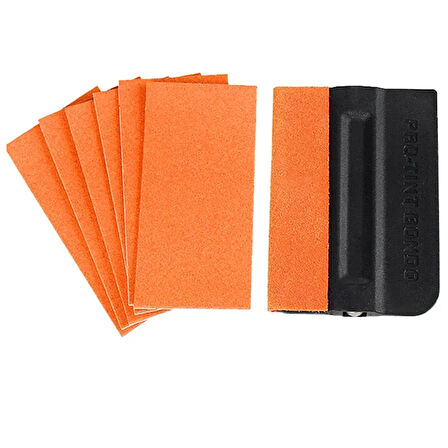 Cam Filmi çekme Uygulama Aparatı Yedek Ucu Süet Keçeli  10x5 cm 1 Adet