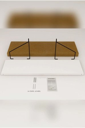 Duvar Rafı Kitaplık Mutfak Banyo Yaşam Alanı 15 X 40 Cm