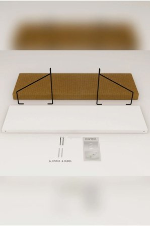 Duvar Rafı Kitaplık Mutfak Banyo Yaşam Alanı 15 X 55 cm