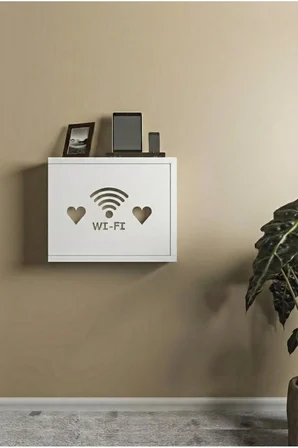 Wifi-Modem Kalpli Kapak saklama kutusu bilgisayar kablo priz