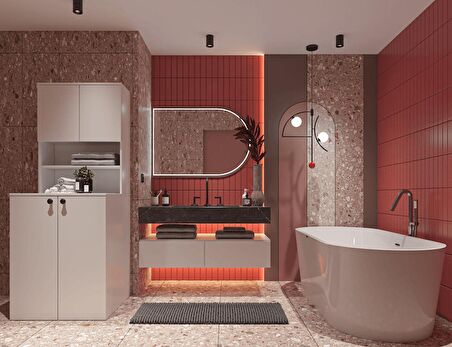 Çamaşır Makinesi Dolabı 004