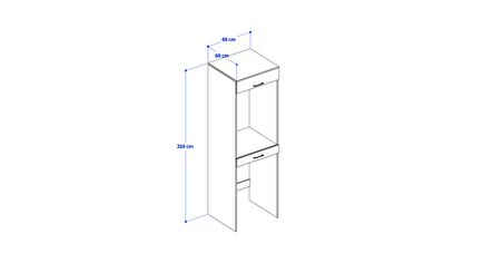 Çamaşır Makinesi Dolabı 005