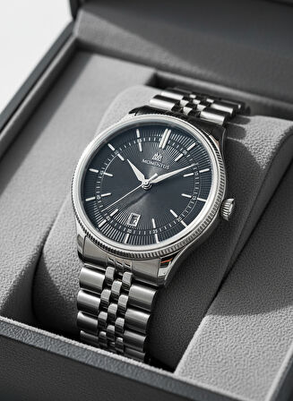 Momentus Gümüş Çelik Kordon Erkek Kol Saati CM139S-04SS