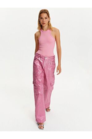 Metalik Denim Pantolon 18060-24