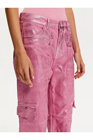 Metalik Denim Pantolon 18060-24