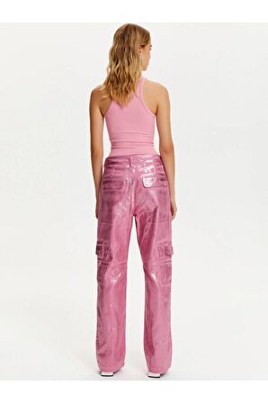 Metalik Denim Pantolon 18060-24