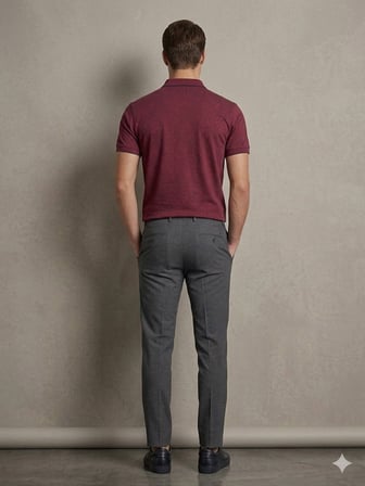 Centilmen Erkek Kendinden Desenli Polo Yaka Kısa Kollu T-Shirt 2417502