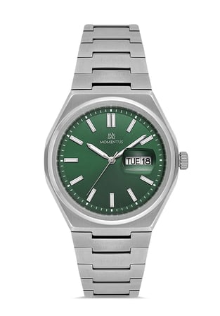 Momentus Gümüş  Çelik Kordon Erkek Kol Saati CM380S-15SS