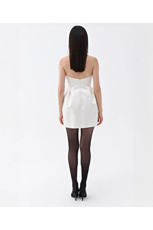 Straplez Mini Elbise