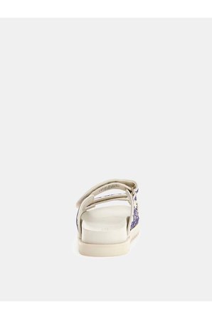 GUESS Fadeliza 4G Taş Logolu Cırt Cırtlı Bayan Terlik FLJFDZFAB19