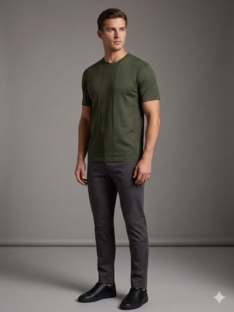 DİOR Bisiklet Yaka Kısa Kollu Dokulu Basic Triko T-Shirt 2517202