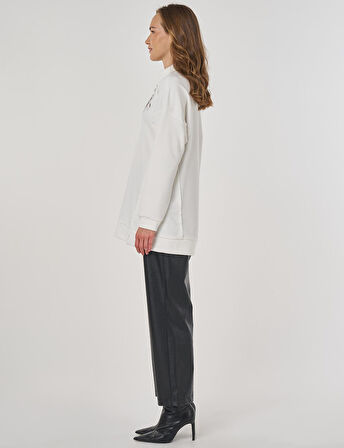 KAYRA Hotfix Baskılı Üç İplik Sweatshirt 31060