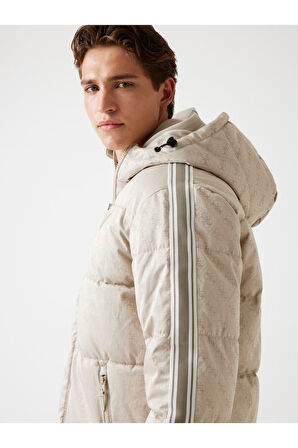 4G kapüşonlu şişme mont Z5BL02WFIQ2-26K