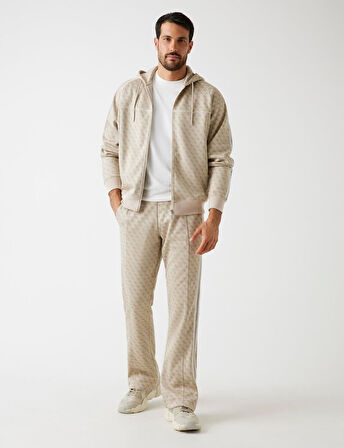 GUESS 4G Logolu Tam fermuarlı Sweatshirt Z5BQ13K2042