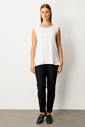 ON TRİKO Kolsuz Basic Bluz 61310-26k