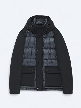  Regular Fit Kapüşonlu Casual Dokuma Mont MNT-854-26K