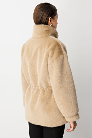 EKOL Dik Yaka Peluş Mont 6103-26k