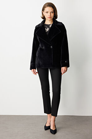 EKOL Apoletli Peluş Mont 6035-26k