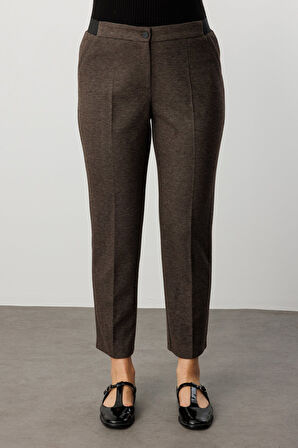 EKOL Beli Kalın Lastikli Dar Paça Pantolon 1019-26k