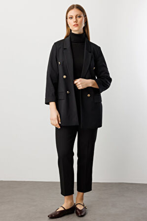 EKOL Kapak Cepli Duble Kol Ceket 5523-26k