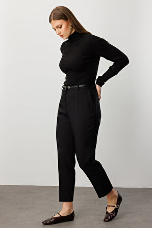 EKOL Beli Kemerli Dar Paça Pantolon 1015-26k