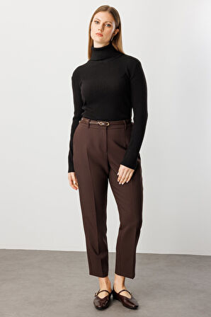 EKOL Beli Kemerli Dar Paça Pantolon 1015-26k