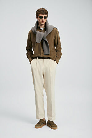 LUFİAN Drew Erkek Basic Gömlek Regular Fit 112010682