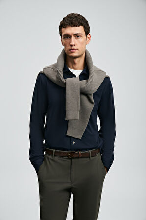 LUFİAN Carl Erkek Basic Gömlek Regular Fit 112010668-26k