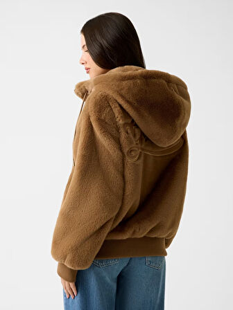 GUESS Dokuma Kumaş Kadın Mont W5BL66W3890