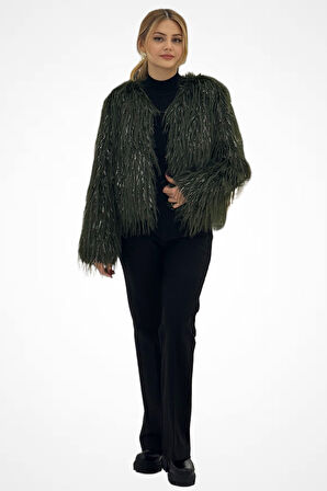 BDK Yumuşak Dokulu Uzun Tüylü Mont 2662-26k