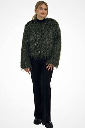 BDK Yumuşak Dokulu Uzun Tüylü Mont 2662-26k