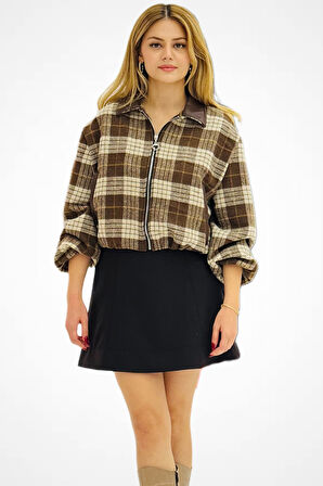 BDK Ekose Desenli Ceket 7852-26k