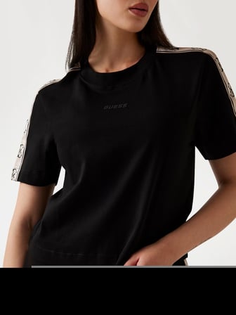 GUESS Logo Bantlı Kısa Tişört  V3RI08I3Z14