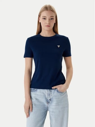 GUESS Üçgen Logolu T-shirt V6RI17KD741