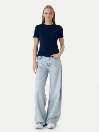 GUESS Üçgen Logolu T-shirt V6RI17KD741