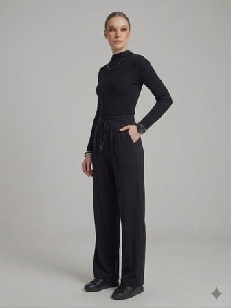 DOSSO DOSSİ Bol Paça Pantolon 26006