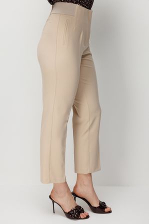 EKOL Beli Kalın Lastikli Dar Paça Pantolon 4168