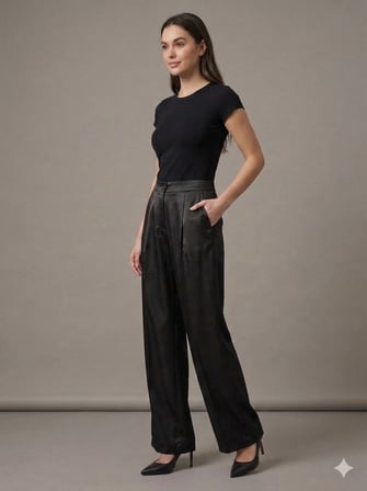 DOSSO DOSSİ FİMORE Saten Pantalon 2830